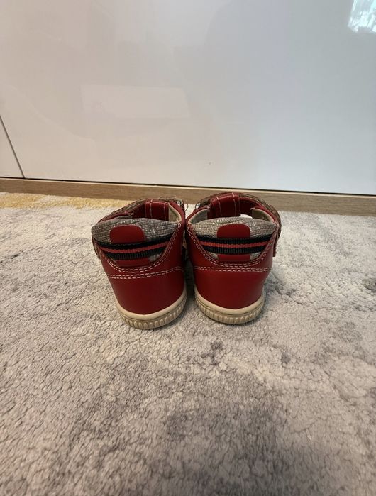 Sandale ortopedice copii, Hokide, din piele, marimea 21