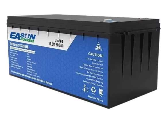 Baterie Easun LiFePO4, capacitate 200 Ah, protectie IP65, 12 V-200 Ah