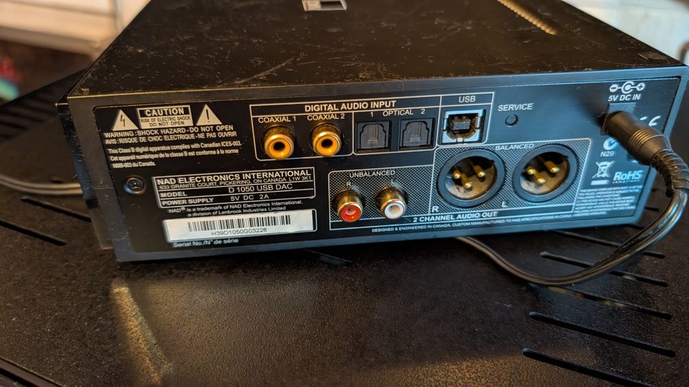 Nad d 1050  dac ,balansat , sunet foarte bun