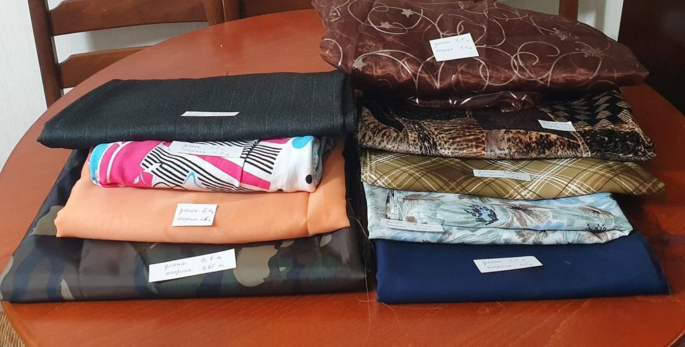 Ткани советские 9 отрезов