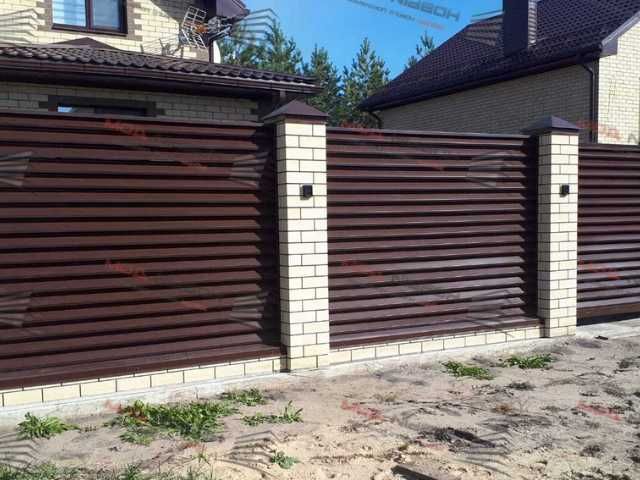 Забор жалюзи еврозабор