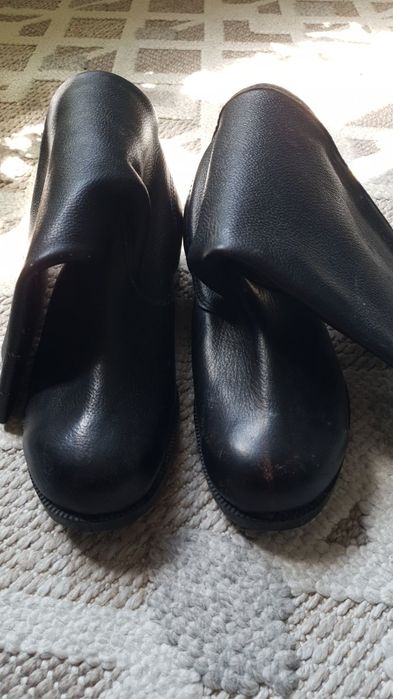 Сапоги мужские кожаные