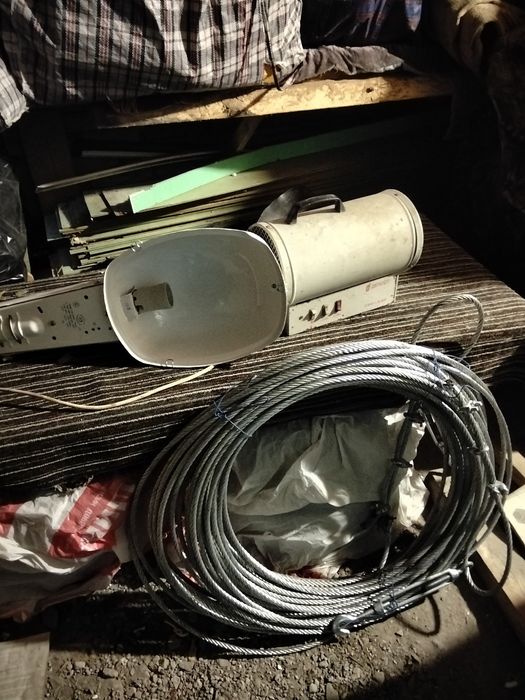Продам трос на 12,длина 40 метров, обогреватель пушка электр 3.5 кВ,
