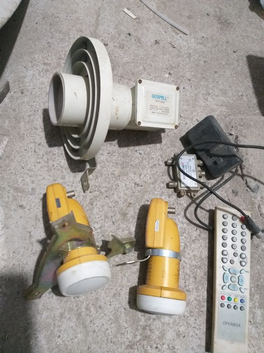 Антена спутникавой и тюнер