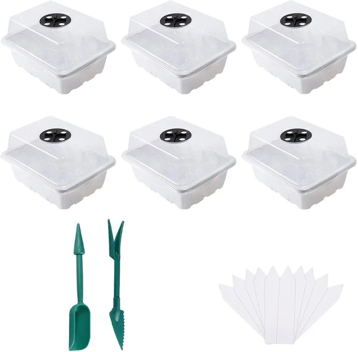 Комплект мини оранжерия за разсад , тавички за разсад