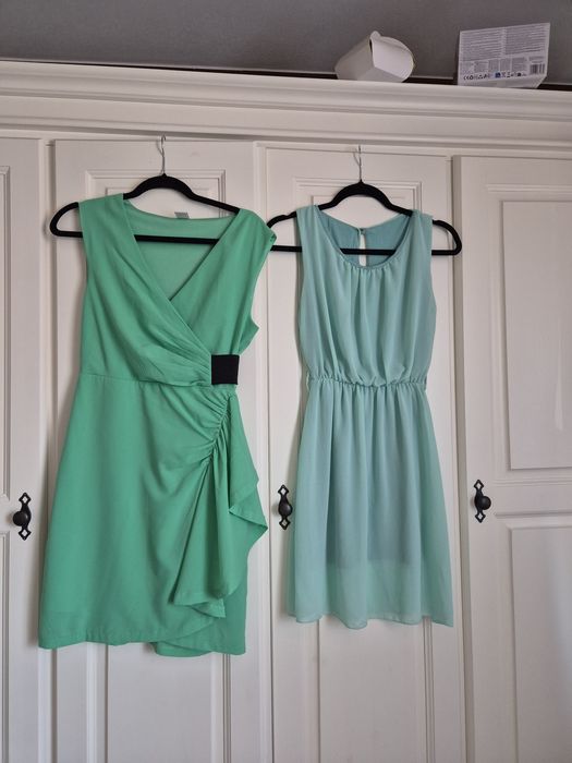 Rochie verde de zi sau de ocazie