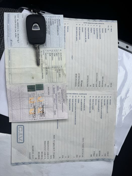 Dacia dokker 1.6 benzina 2020 avariat