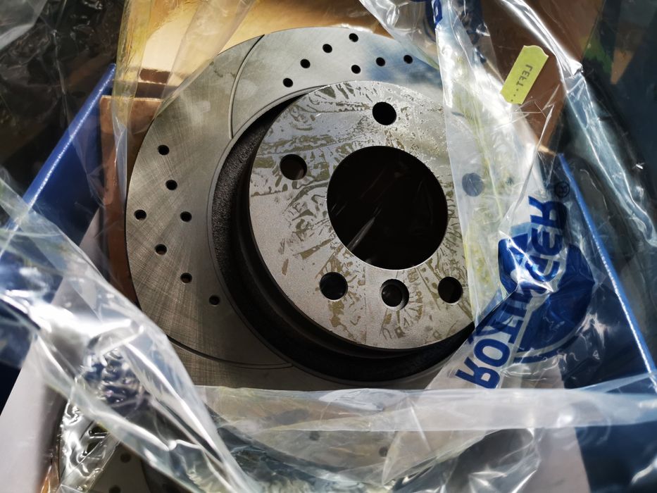 321мм OPC Astra H Zafira B спирачни дискове Rotinger дупчени нарязани