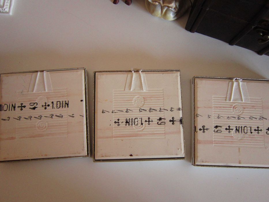 cadou rar placa ceramica vintage Timbre Poștale rare made Germany 1970