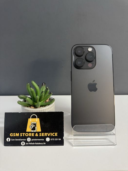 Iphone 14 Pro 128Gb Space Black 2 Ani Garantie Gsm Store&Service