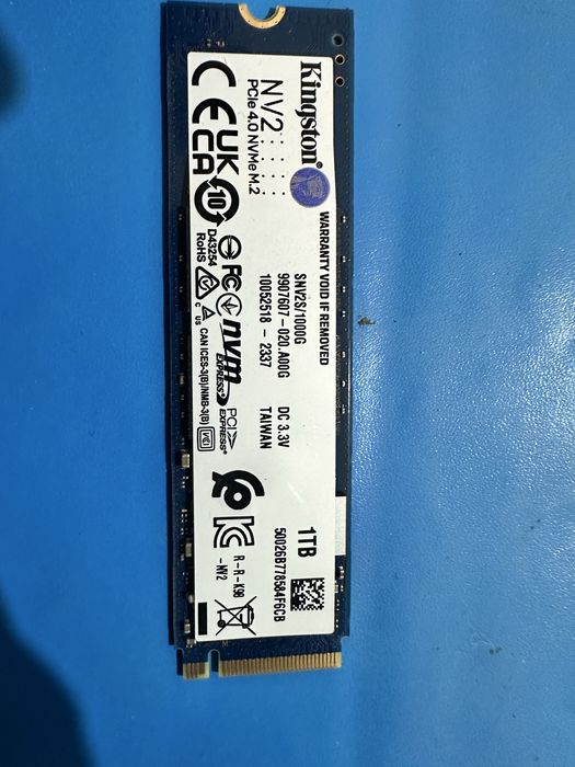 ССД SSD M2 Kingston SNV2S/1000G SSD обычные