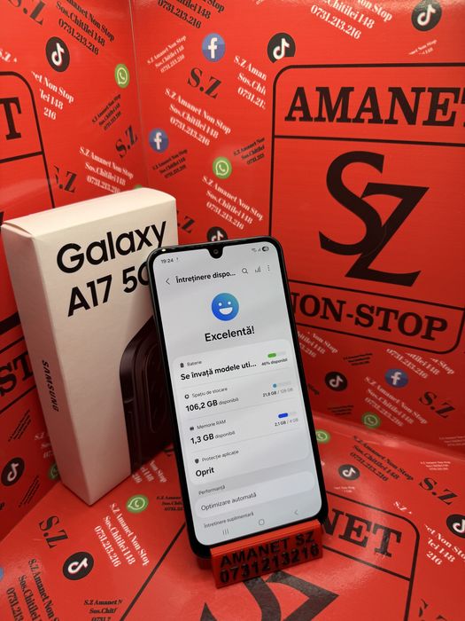 Samsung A17 5G Nou Amanet SZ Non Stop