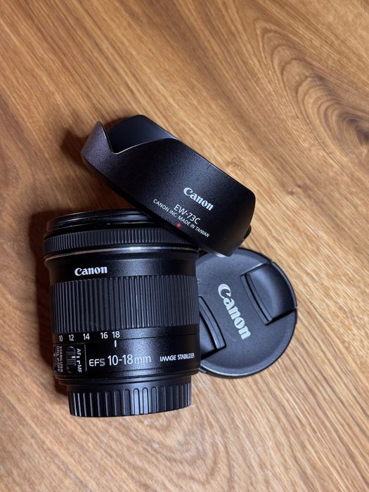 Obiectiv Canon 10-18mm f4.5-5.6 IS STM EF-S