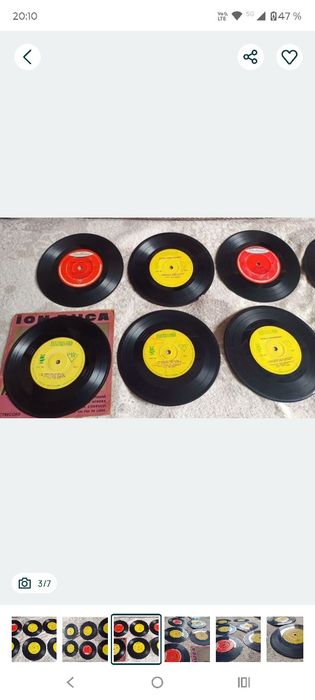 Discuri vinil mici  muzica lautareasca