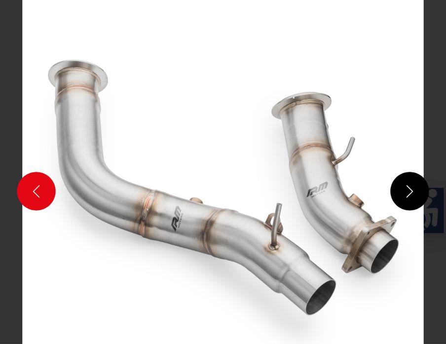 Downpipe Даунпайп BMM F80 M3 M4 EU RM motors 112135