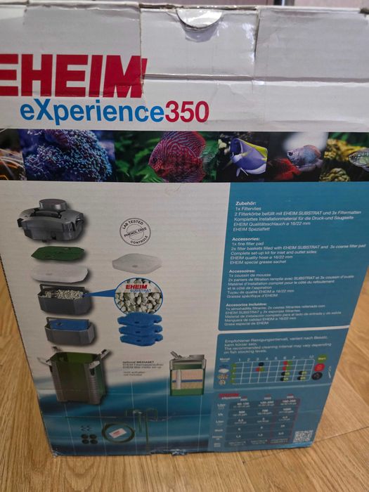 Eheim Experience 350 - външен филтър с пълнеж субстрат и гъби