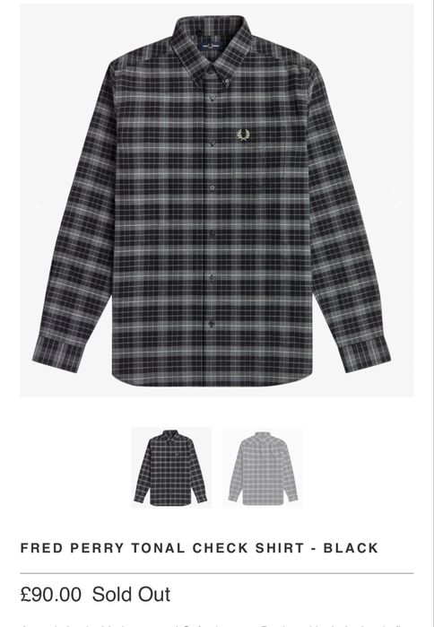 Мъжка риза FRED PERRY. Размер М