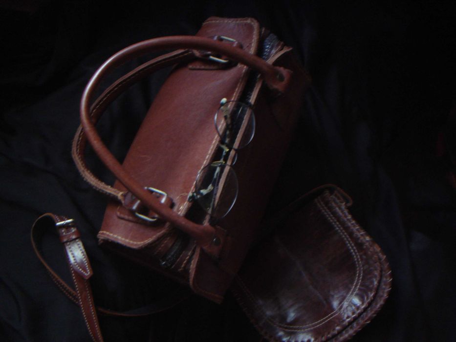 Сумка Ридикюль среднего раз.из воловьей толстой Натур. кожи+подарок