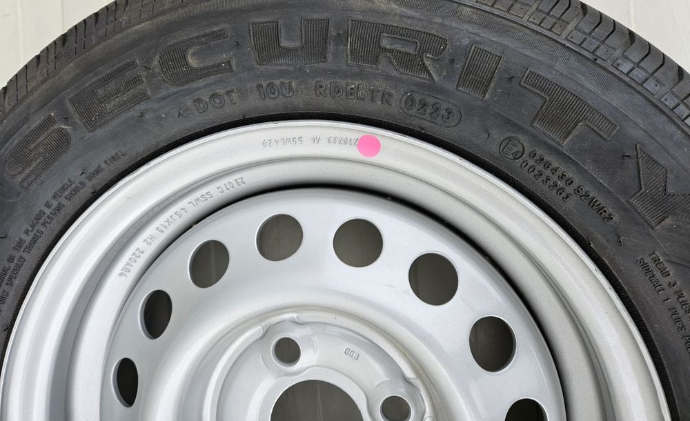 Roata completa SECURITY 155 R13C, 91N, Janta 4.5Jx13, 4/57/100, ET30