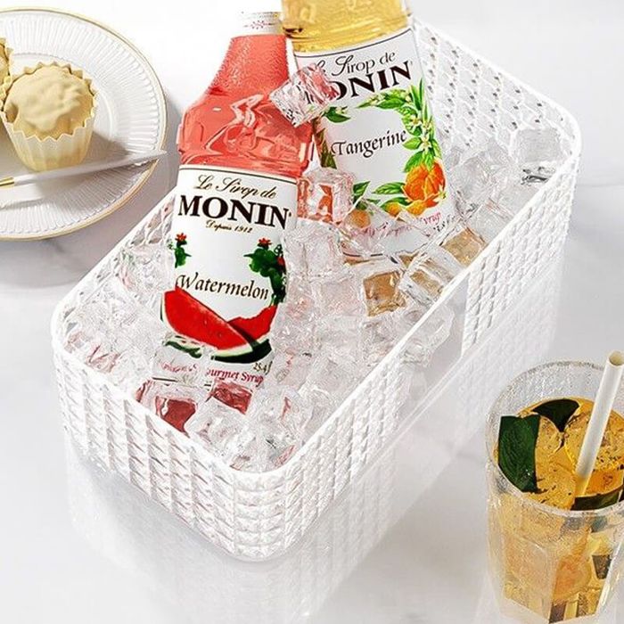 Комплект от 3 форми за лед и кутия за съхранение, 96 кубчета, зелен