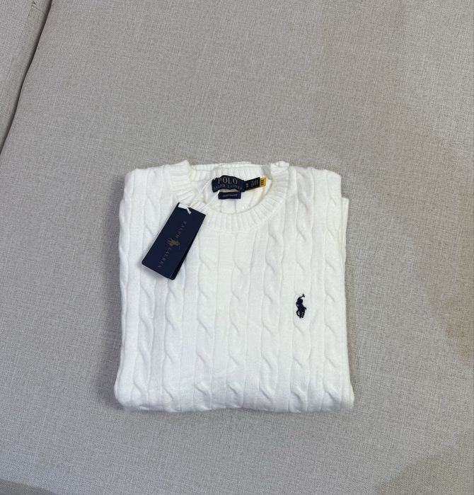 Pulover Ralph Lauren - alb - marimea S