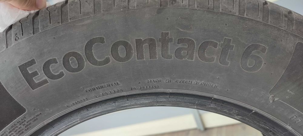 Продавам Летни Гуми Continental EcoContact 6 с размер 215/65/17
