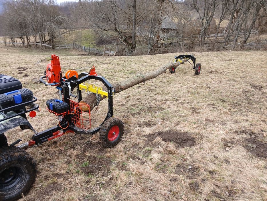Vând transportor lemne după atv sau tractoraș.