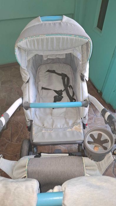 Бебешка количка ADAMEX Vicco Grey 2 в 1