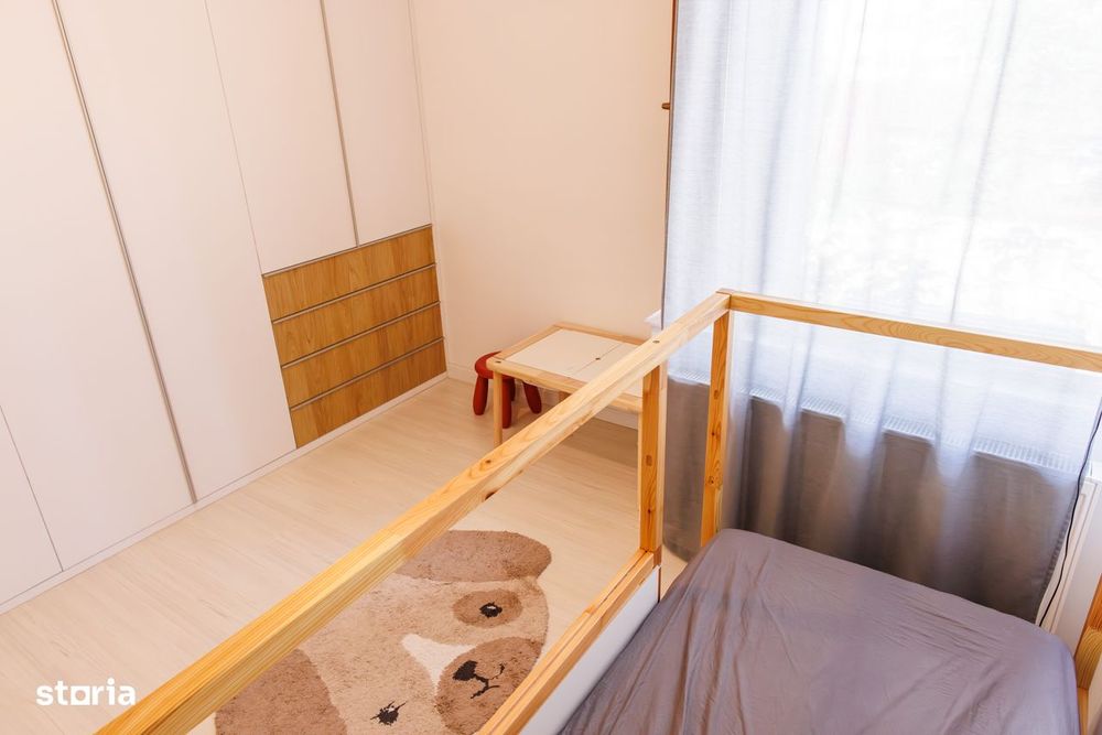 Duplex 3 camere | 1 minut metrou Obor | bloc 2015 | mobilat și utilat