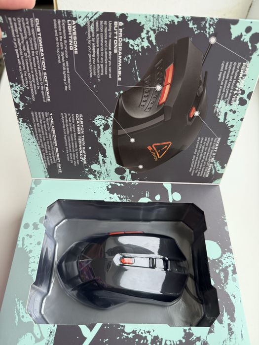Мышь Canyon CND-SGM01RGB черный