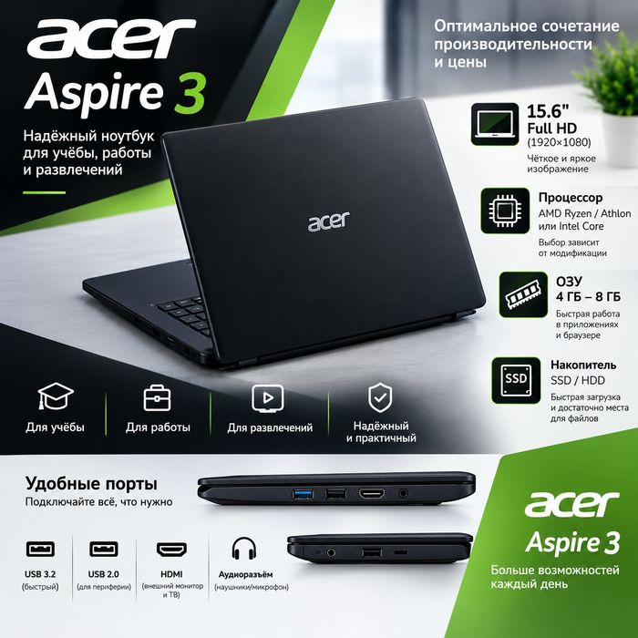 Acer Aspire 3 ноутбук