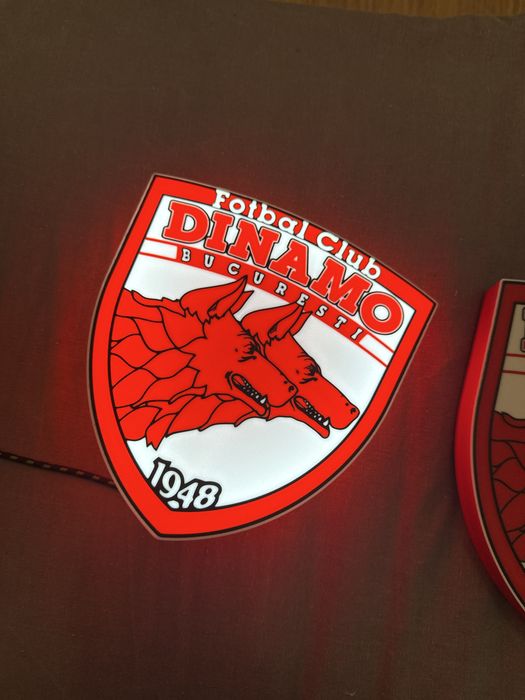 LightBox/Lampa Led FCSB Steaua/Dinamo/Rapid/Barcelona/Real/Manchester