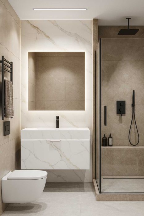 Бутиков умивалник с шкаф за баня