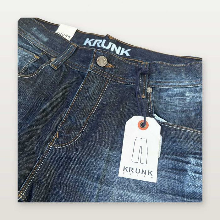Krunk багги дънки washed distressed M – нови