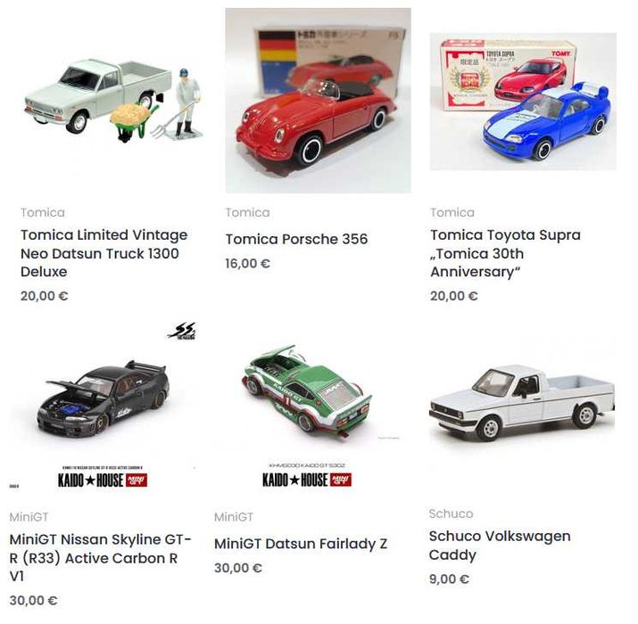 Matchbox, MiniGT, Pop Race, Tarmac Works, Tomica, Welly (1:64 нови)