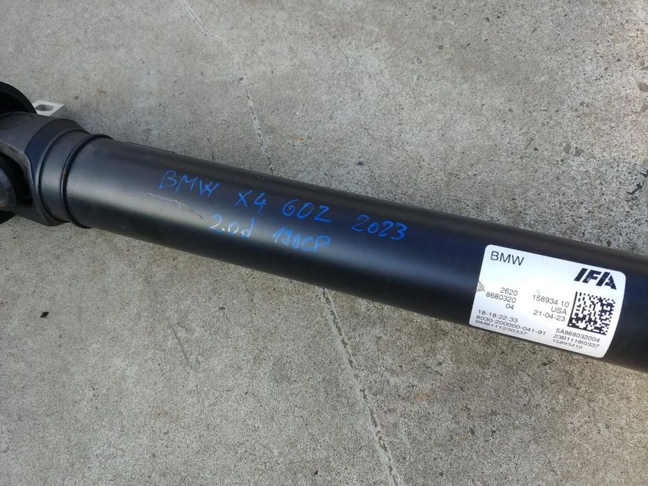 cardan  2.0 d bmw x4 g02  190 cp 2023 5a868032004  8680320  15893410