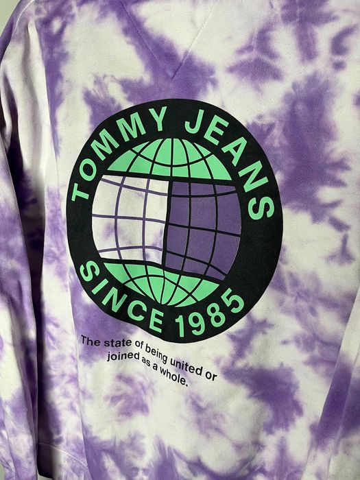 Tommy Jeans Purple Tie-Dye Hoodie Дамско Горнище