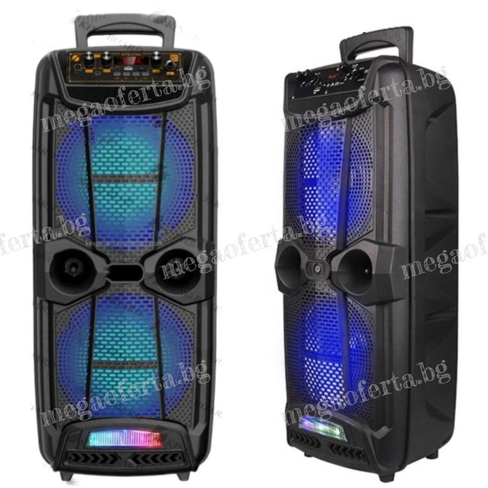 Голяма Караоке Колона 60см., 16 Инча Тонколона с Микрофон и Блутут