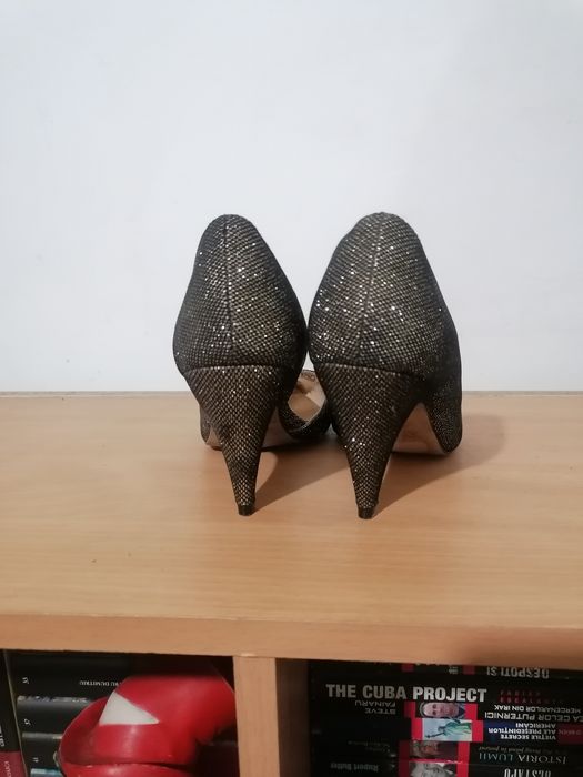 Pantofi de ocazie, aurii, mărimea 39
