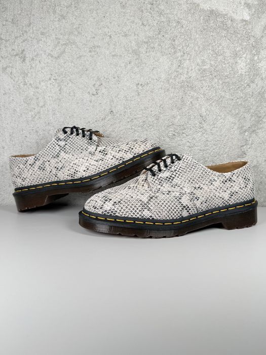 Dr. Martens 2046 Python Print Suede Oxford