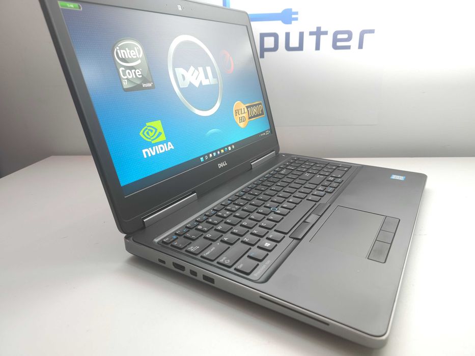 Laptop DELL Precision 15,6 inch FullHD i7 Quadro iluminare . Garantie