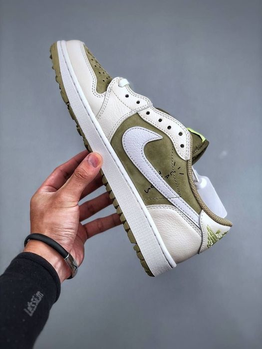 Кроссовки Nike Air Jordan 1 Travis Scott Golf