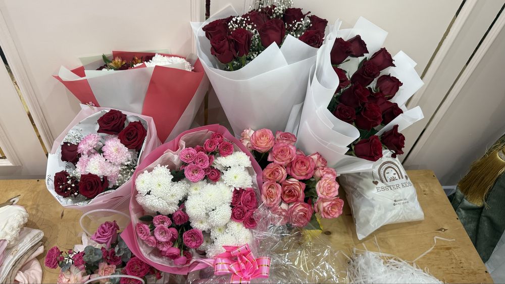 Цвети гулдер букет