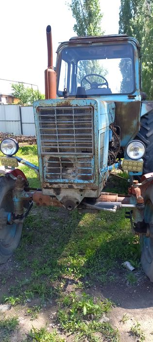 Трактор мтз 80 + роторный косилка