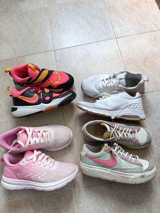 Nike и Reebok 37,5 маратонки