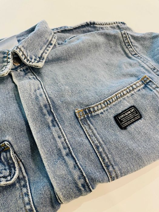 Дънкова връхна риза ZARA / момче / 134 см