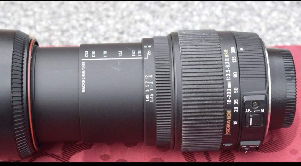 Обжектив sigma 18mm-200mm