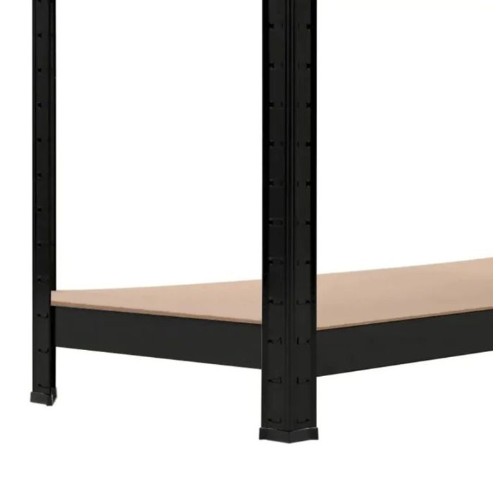 Стелаж за съхранение, Метален, MDF, 4 нива, 70 х 30 х 150 см