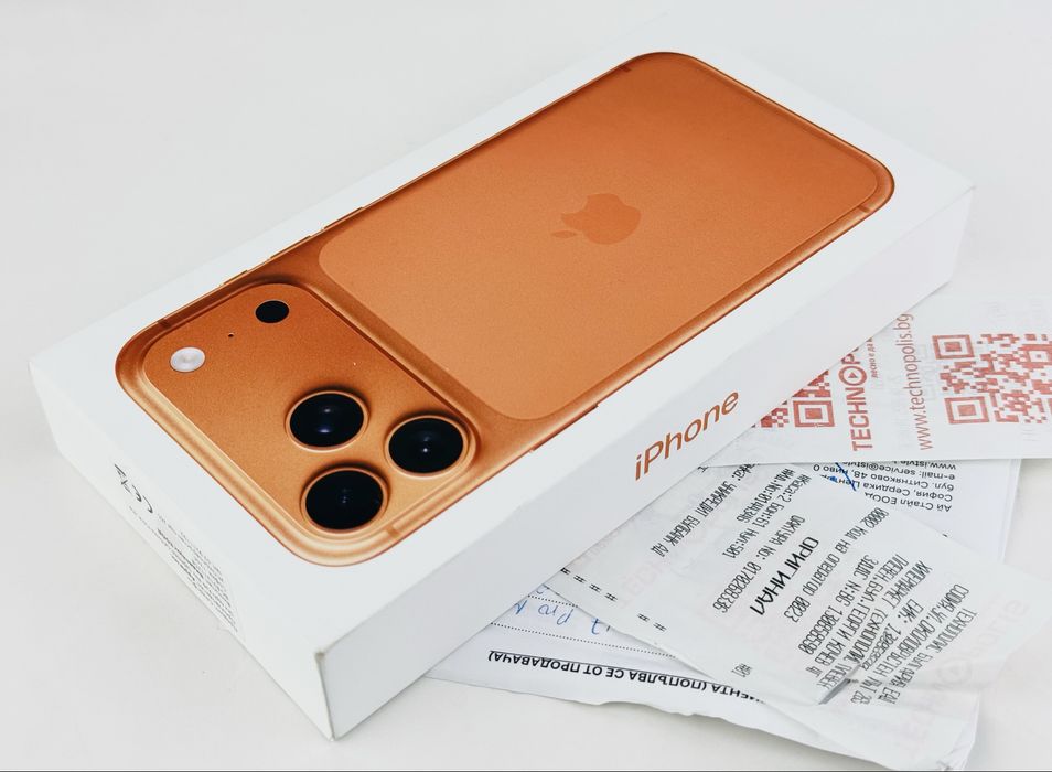 НОВ! Apple iPhone 17 Pro 256GB Cosmic Orange 2г. Гаранция!
