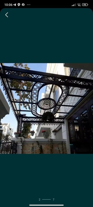 Навес на заказ ворота перила беседки столбы ограждения все под ключ